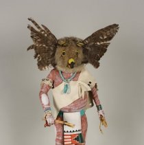 Hopi Kachina Doll - Mongwa Great Horned Owl Kachina by Unknown